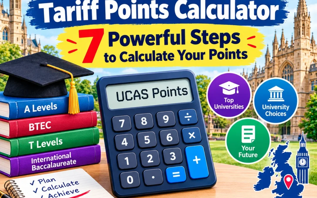 UCAS Tariff Points Calculator UK : 7 Powerful Steps to Calculate Your Points