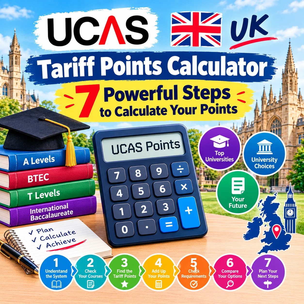 UCAS Tariff Points Calculator UK