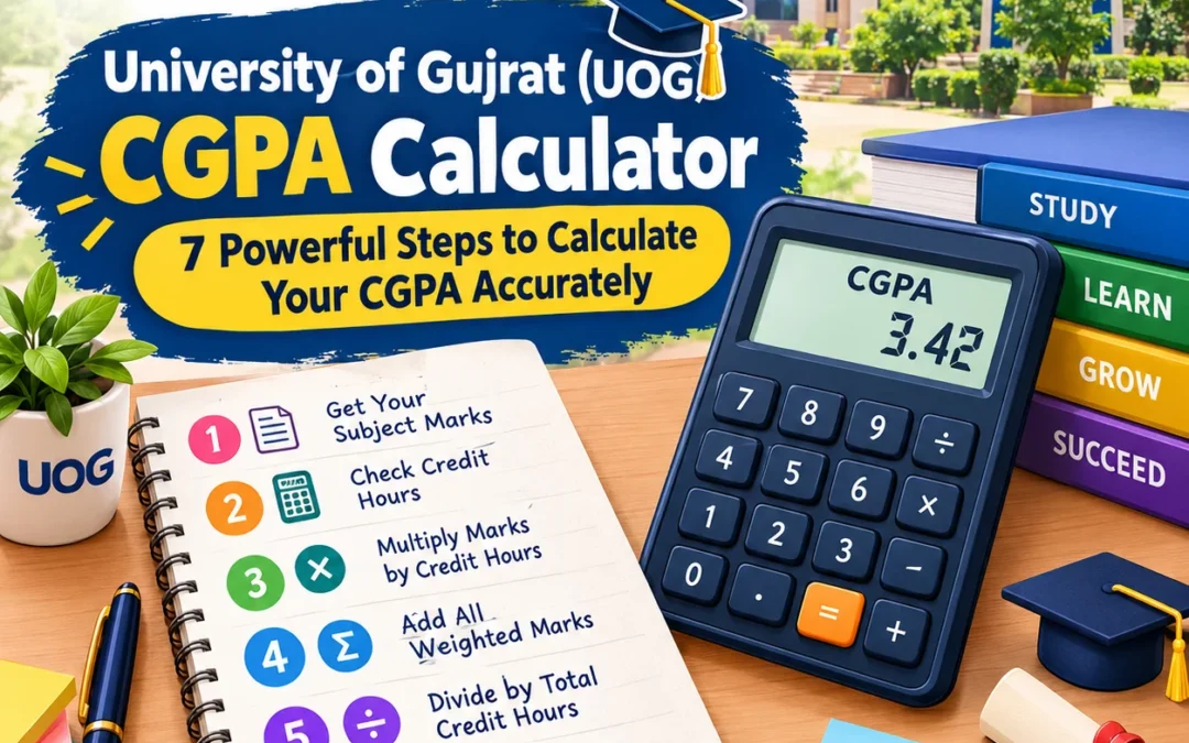 University of Gujrat (UOG) CGPA Calculator — 7 Powerful Steps to Calculate Your CGPA Accurately