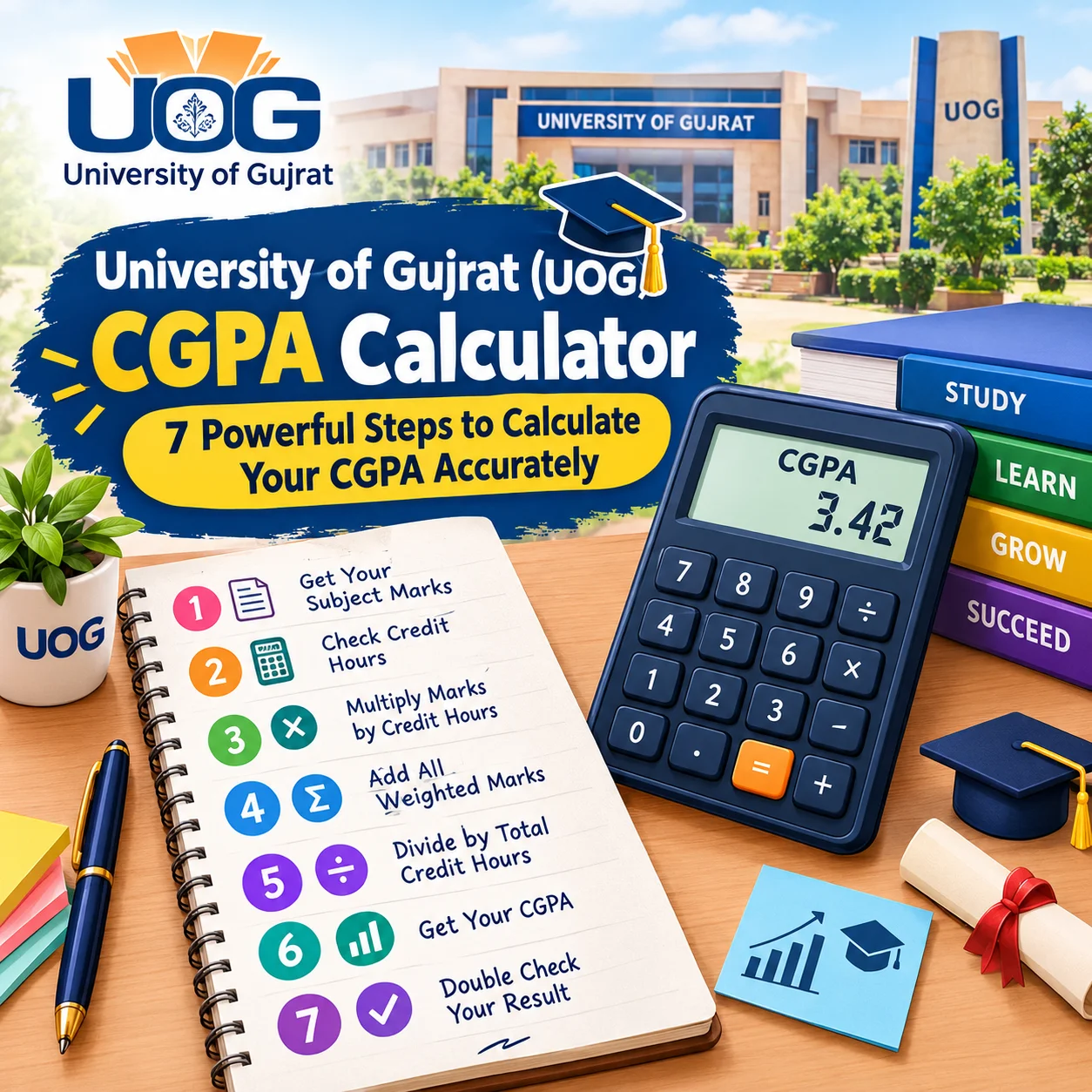 UOG CGPA Calculator UOG CGPA Calculator