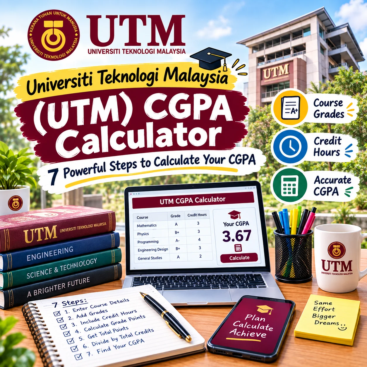 UTM CGPA Calculator
