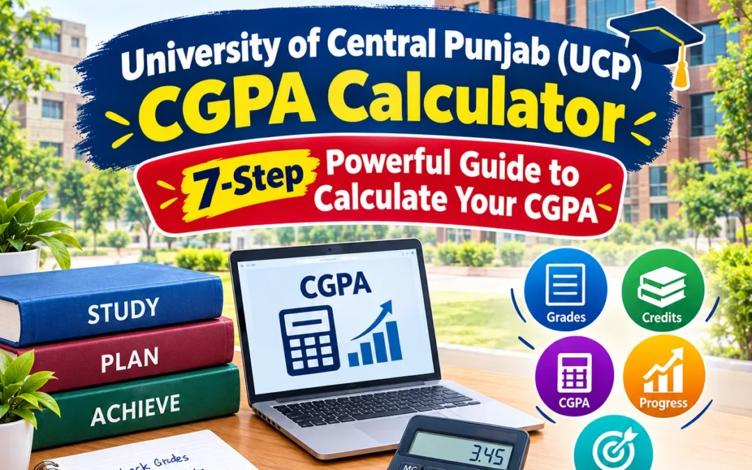 University of Central Punjab (UCP) CGPA Calculator — 7-Step Powerful Guide to Calculate Your CGPA