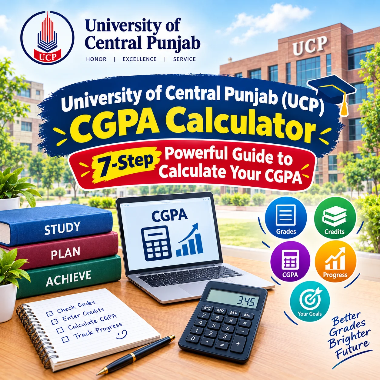 University of Central Punjab (UCP) CGPA Calculator UCP CGPA Calculator