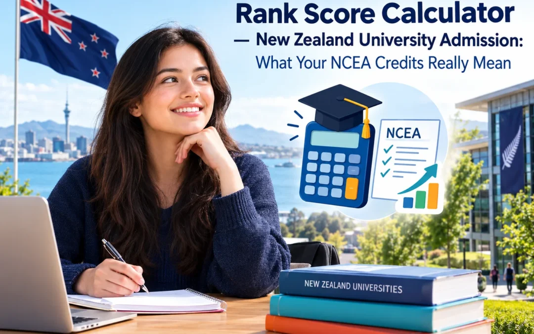 Rank Score Calculator — New Zealand University Admission: What Your NCEA Credits Really Mean