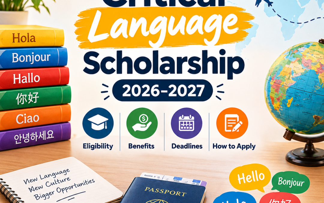 Critical Language Scholarship 2026–2027: Eligibility, Benefits, Deadlines, and How to Apply