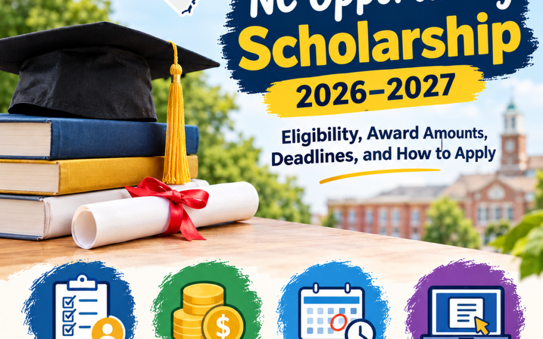 NC Opportunity Scholarship 2026–2027: Eligibility, Award Amounts, Deadlines, and How to Apply