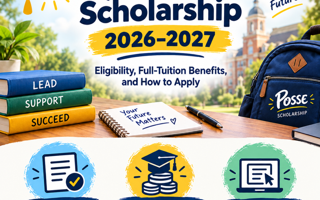 Posse Scholarship 2026–2027: Eligibility, Full-Tuition Benefits, and How to Apply