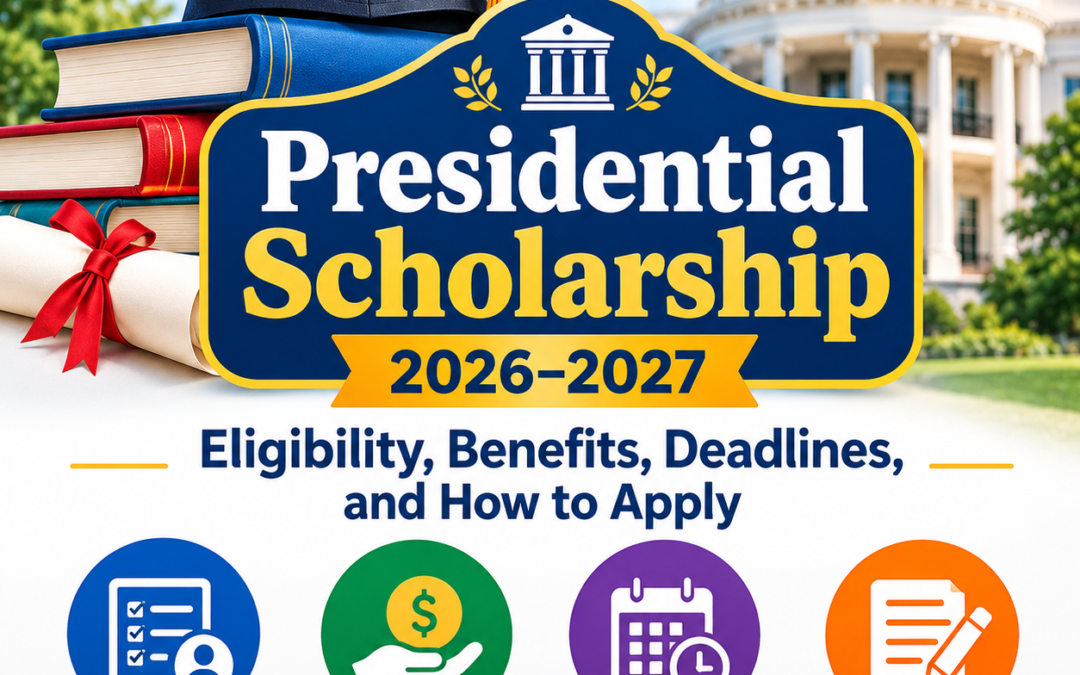Presidential Scholarship 2026–2027: Eligibility, Benefits, Deadlines, and How to Apply