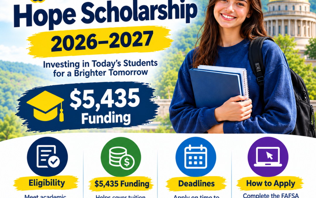 West Virginia Hope Scholarship 2026–2027: Eligibility, $5,435 Funding, Deadlines, and How to Apply