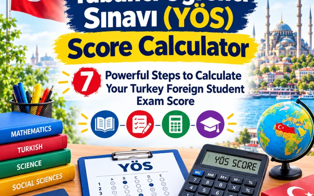 Yabancı Öğrenci Sınavı (YÖS) Score Calculator  — 7 Powerful Steps to Calculate Your Turkey Foreign Student Exam Score