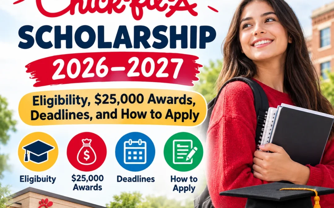 Chick-fil-A Scholarship 2026–2027: Eligibility, $25,000 Awards, Deadlines, and How to Apply